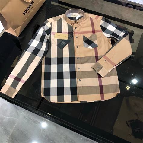 burberry shirt mens replica|authentic burberry labels.